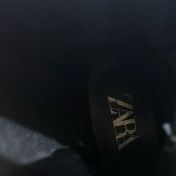 ZARA Size 38 US 8 Black Ankle Boots Pearls Studs R $178 - Picture 7 of 11